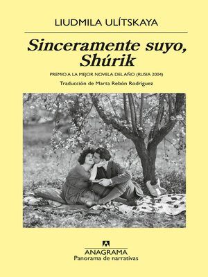 cover image of Sinceramente suyo, Shúrik